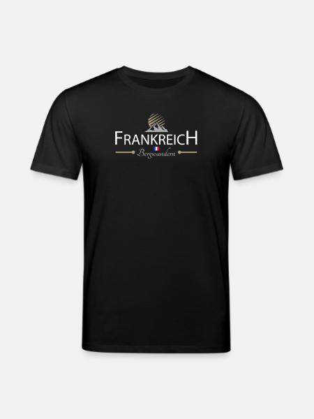 Frankreich Bergwandern - Stanley/Stella Unisex Bio-T-Shirt CREATOR - Schwarz
