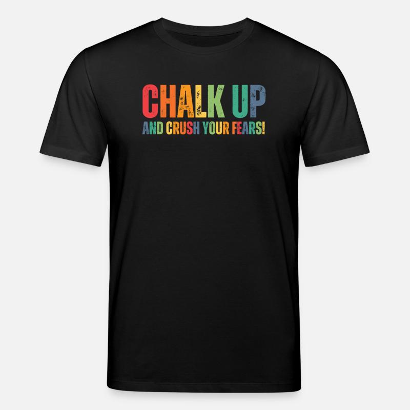 Bouldern Chalk Up Boulderer - Stanley/Stella Unisex Bio-T-Shirt CREATOR  - Schwarz