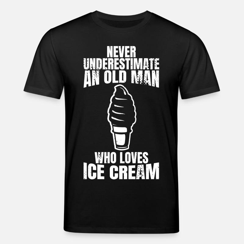 Eiscreme Opa - Stanley/Stella Unisex Bio-T-Shirt CREATOR  - Schwarz
