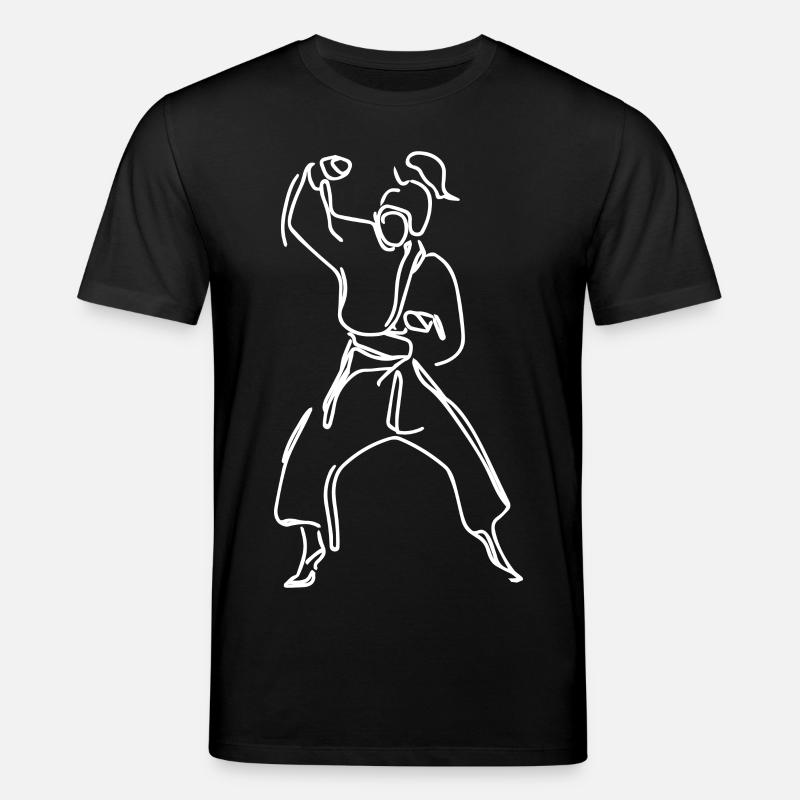 Weibliche Karateka - Stanley/Stella Unisex Bio-T-Shirt CREATOR  - Schwarz