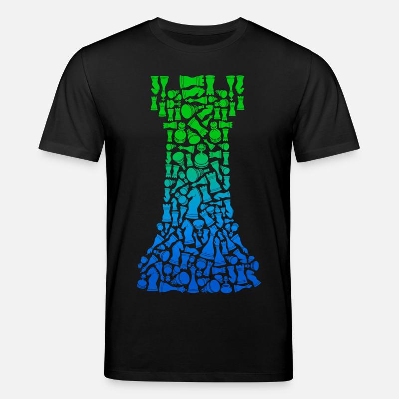 Jeu d’échecs Pièces d’échecs Joueur d’échecs - T-shirt bio CREATOR Stanley/Stella Unisexe - noir