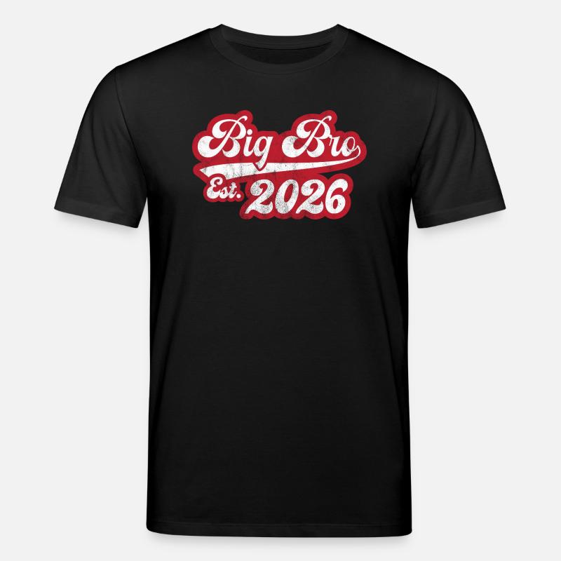 Großer Bro Est 2026 - Stanley/Stella Unisex Bio-T-Shirt CREATOR  - Schwarz