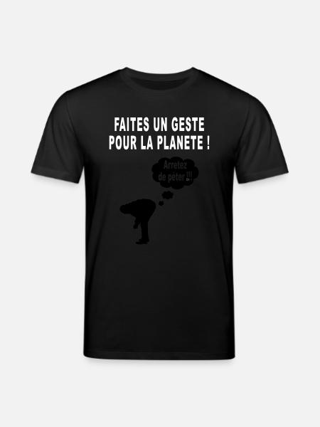 humour écolo - T-shirt bio CREATOR Stanley/Stella Unisexe - noir
