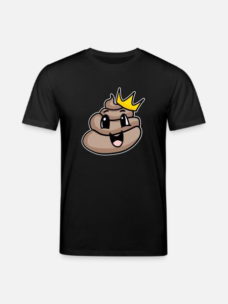 Poop King - Stanley/Stella CREATOR Unisex Organic T-Shirt - black
