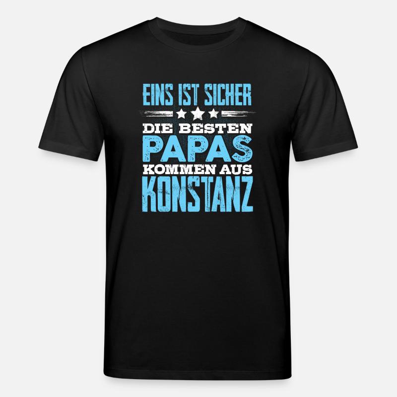 KONSTANZ - papa - Stanley/Stella Unisex Bio-T-Shirt CREATOR  - Schwarz