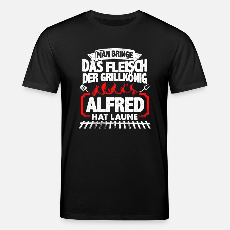 ALFRED - Grill - Stanley/Stella Unisex Bio-T-Shirt CREATOR - Schwarz