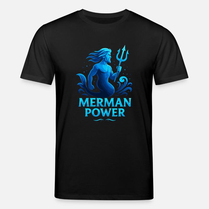 Merman Power - Stanley/Stella Unisex Bio-T-Shirt CREATOR  - Schwarz