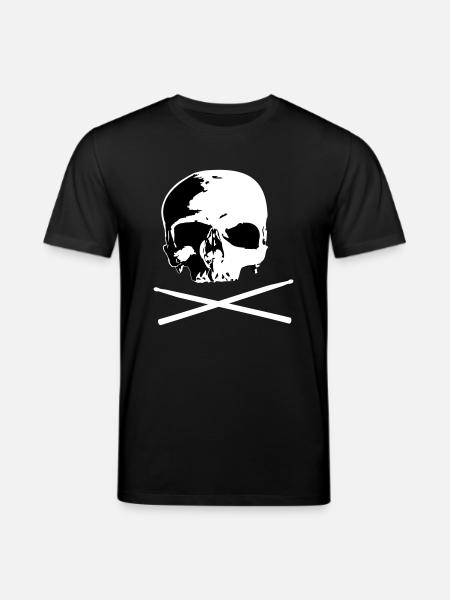 skull and sticks - Stanley/Stella Unisex Bio-T-Shirt CREATOR - Schwarz