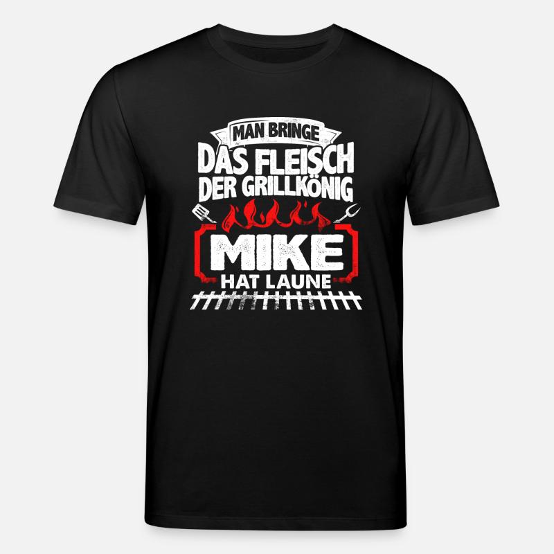 MIKE - Grill - Stanley/Stella Unisex Bio-T-Shirt CREATOR  - Schwarz