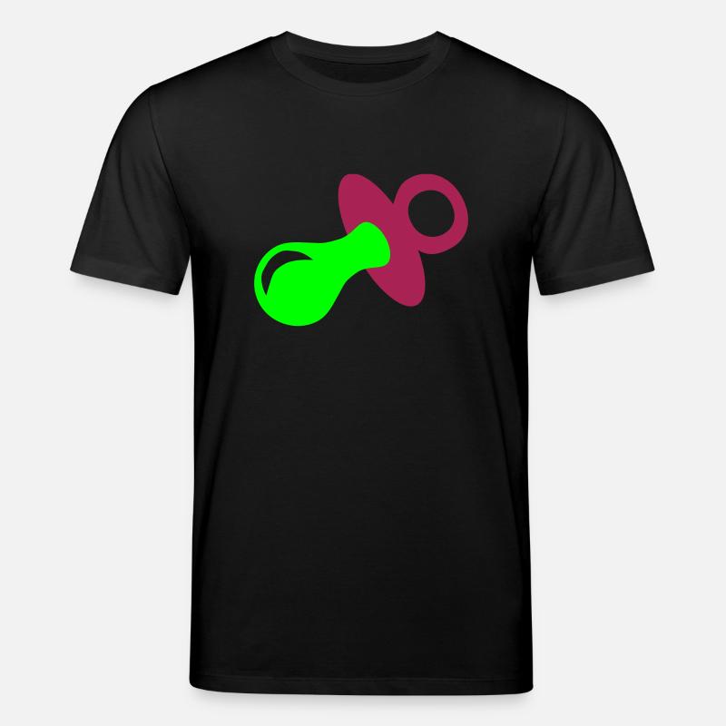 Baby – Schnuller - Stanley/Stella Unisex Bio-T-Shirt CREATOR  - Schwarz