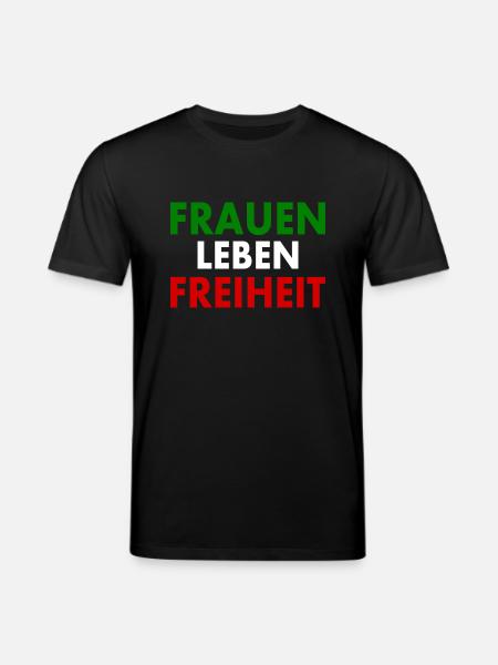 Frauen leben freiheit - Stanley/Stella Unisex Bio-T-Shirt CREATOR  - Schwarz