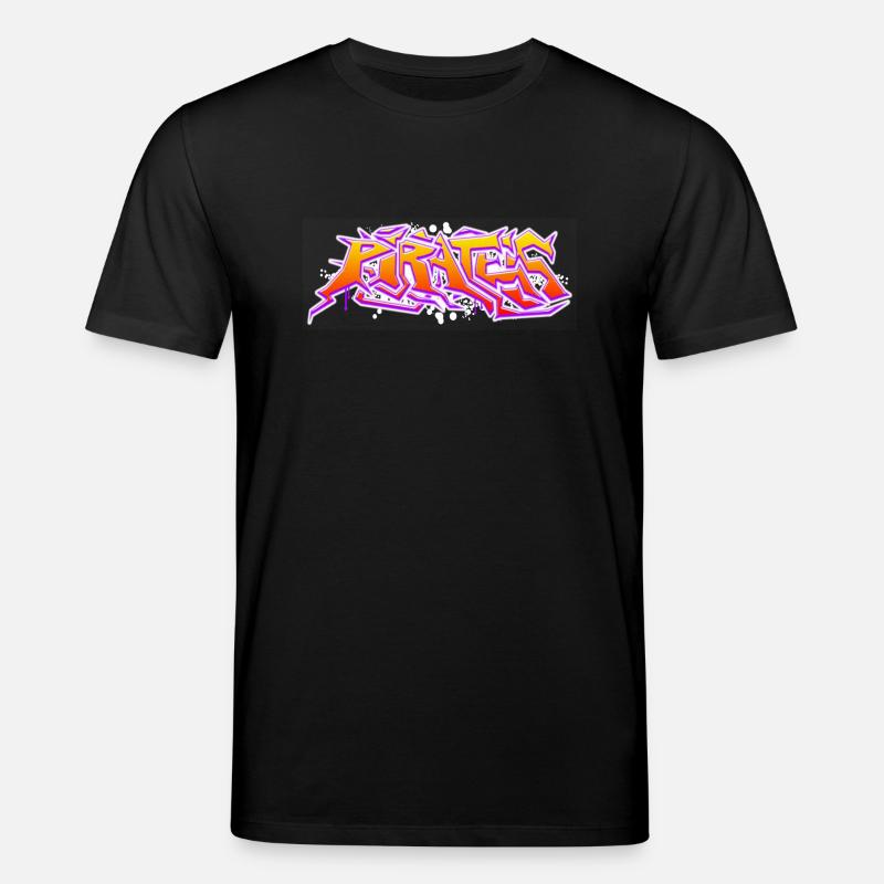Pirates Graffiti - Stanley/Stella Unisex Bio-T-Shirt CREATOR  - Schwarz