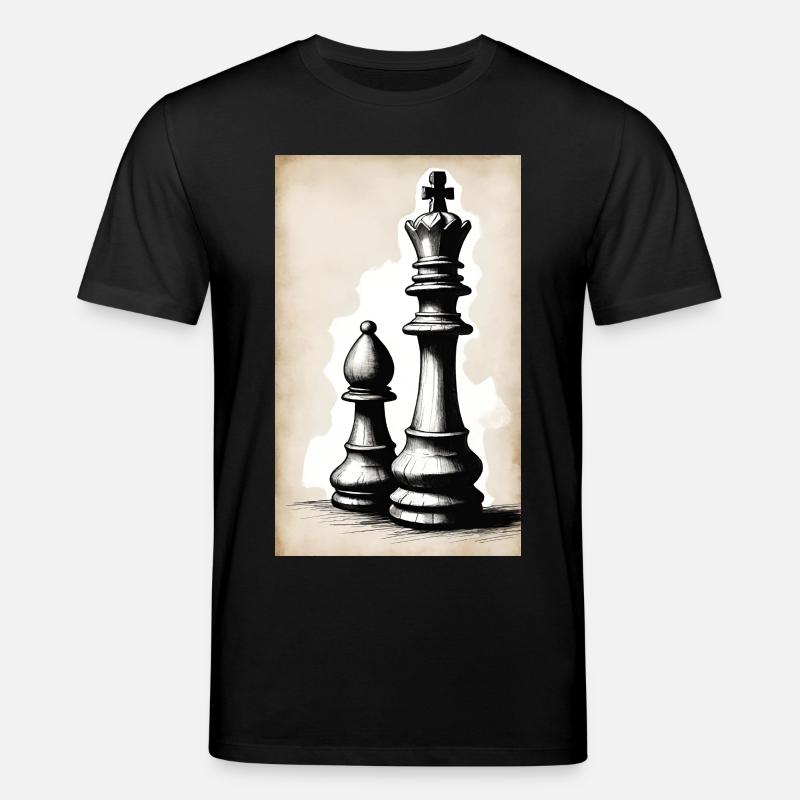Échecs | Pièce d’échecs | Joueur d’échecs - T-shirt bio CREATOR Stanley/Stella Unisexe - noir