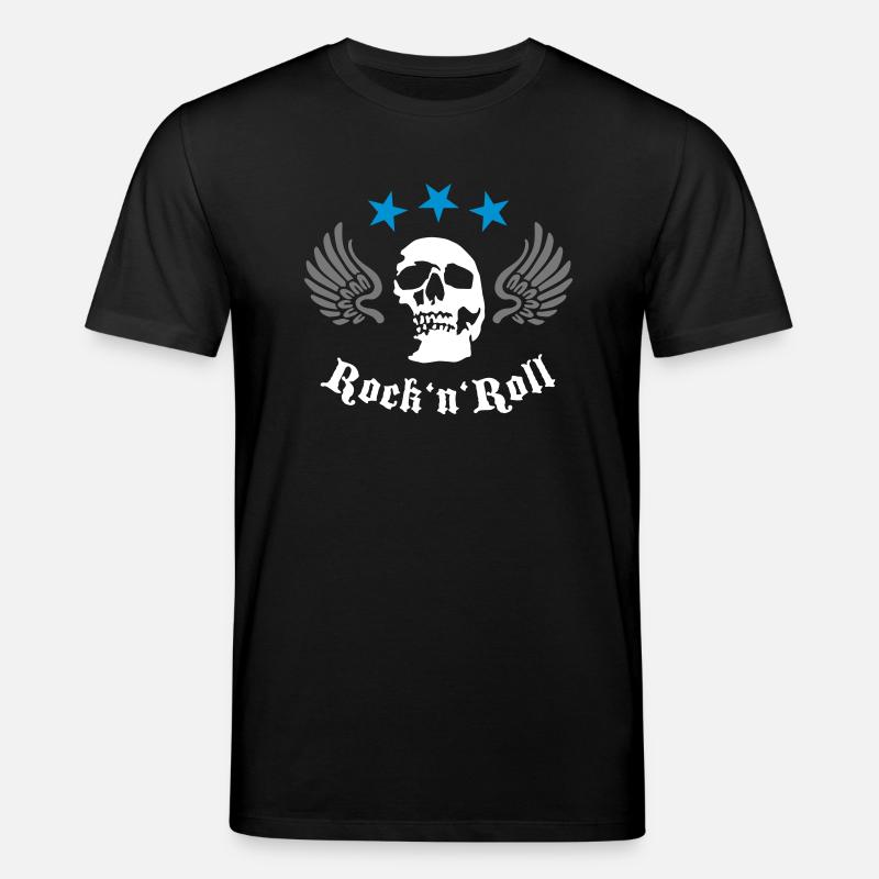 wingskull_092001_b_3c - Stanley/Stella Unisex Bio-T-Shirt CREATOR  - Schwarz