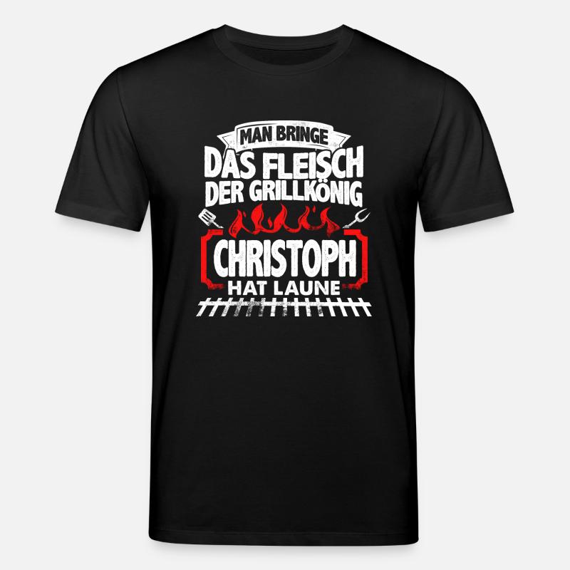 CHRISTOPH - Grill - Stanley/Stella Unisex Bio-T-Shirt CREATOR  - Schwarz