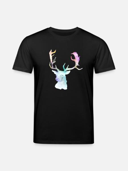 Hirsch - Stanley/Stella Unisex Bio-T-Shirt CREATOR - Schwarz