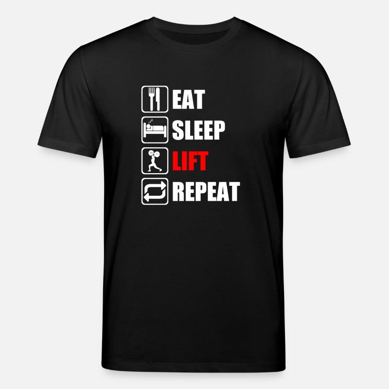 Gewichtheben - Stanley/Stella Unisex Bio-T-Shirt CREATOR - Schwarz