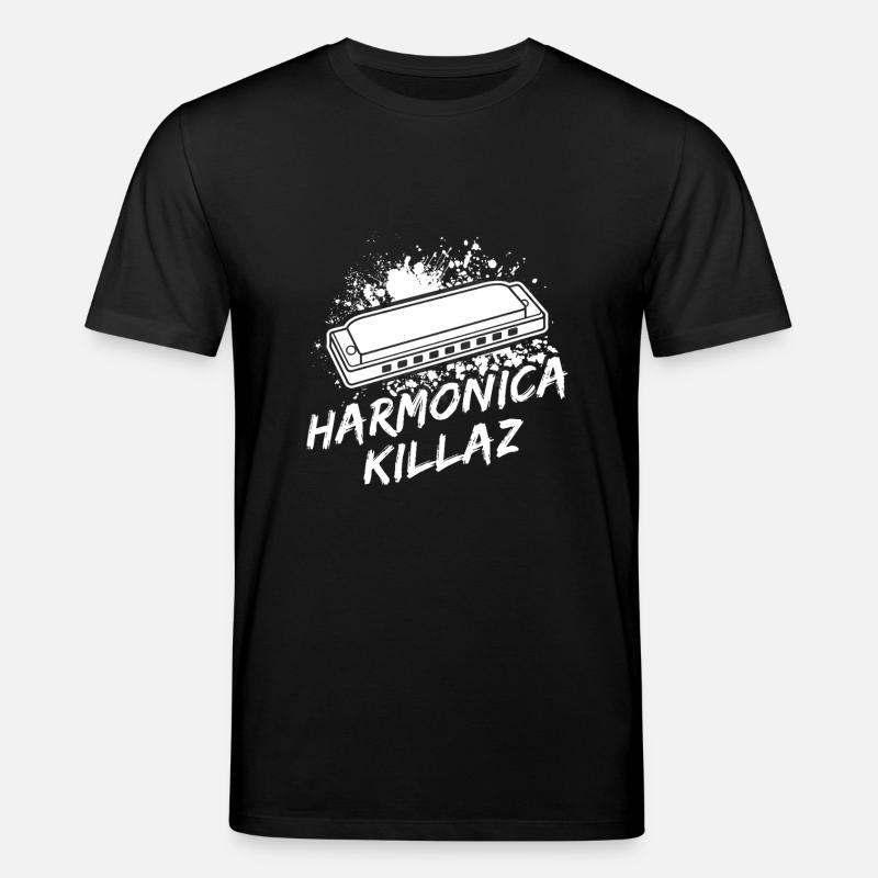 Harmonica Musican Killaz Harmonica - T-shirt bio CREATOR Stanley/Stella Unisexe - noir
