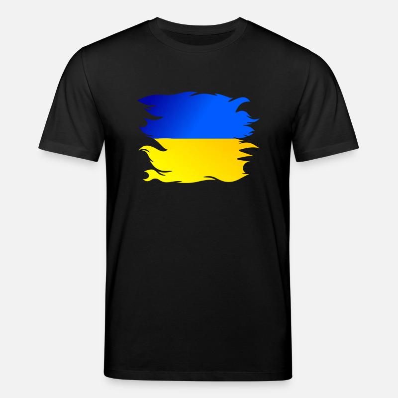 Drapeau de l’Ukraine Drapeau - T-shirt bio CREATOR Stanley/Stella Unisexe - noir