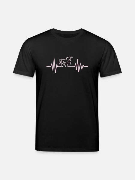 Einhorn - Stanley/Stella Unisex Bio-T-Shirt CREATOR  - Schwarz
