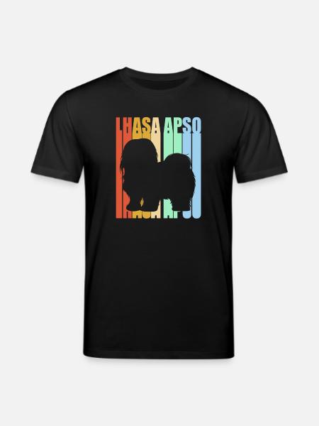 Lhasa Apso - Stanley/Stella CREATOR Unisex Organic T-Shirt - black