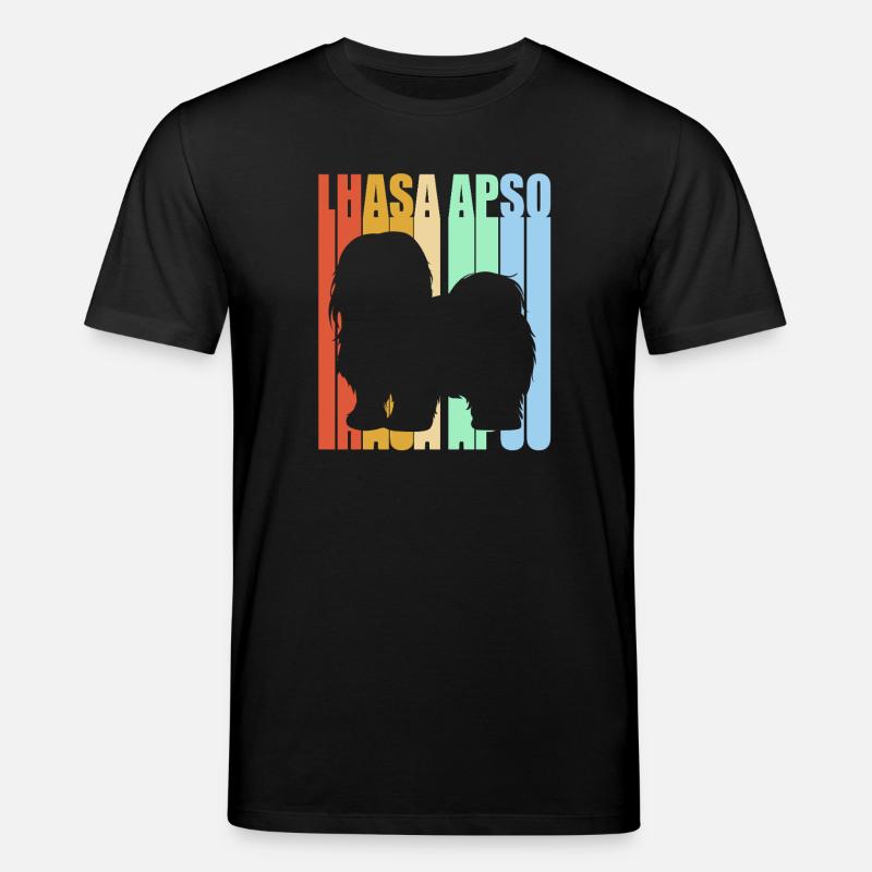 Lhasa Apso - Stanley/Stella Unisex Bio-T-Shirt CREATOR  - Schwarz