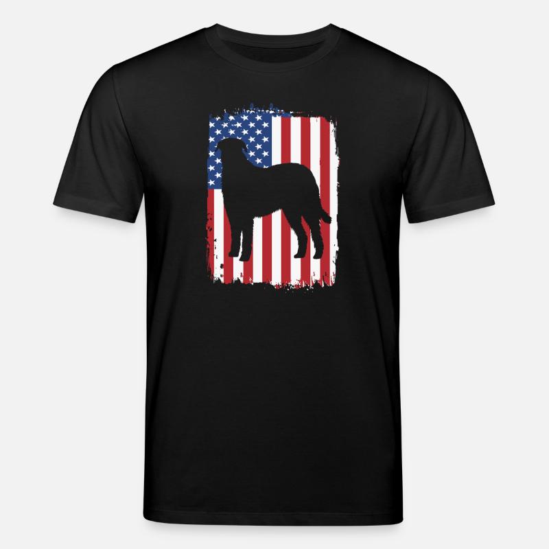 Irischer Wolfshund - Stanley/Stella Unisex Bio-T-Shirt CREATOR  - Schwarz