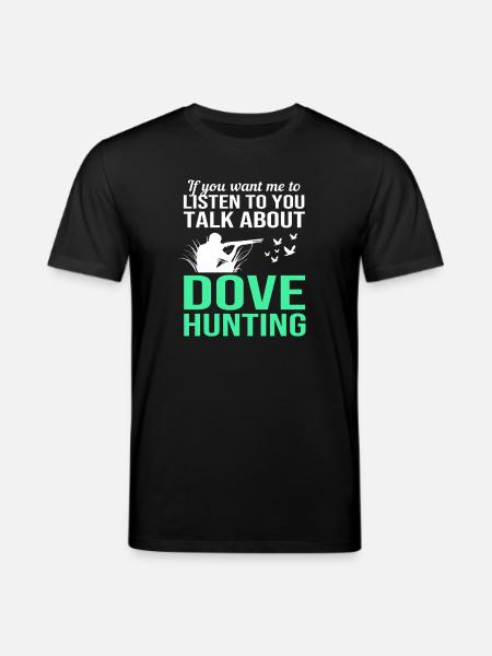 Pigeon Hunt Hunting Hunters - Stanley/Stella CREATOR Unisex Organic T-Shirt - black