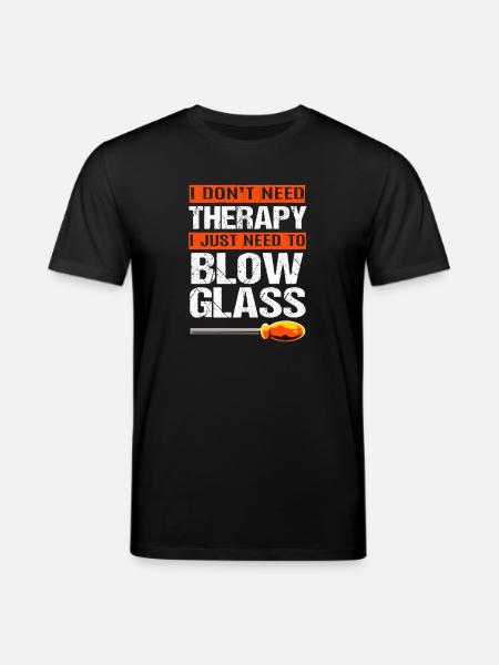 Glass Glassblower - Stanley/Stella CREATOR Unisex Organic T-Shirt - black