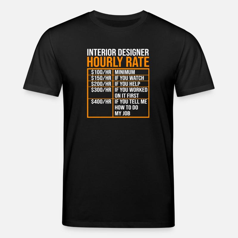 Interior Designer Architecture Architect - Stanley/Stella CREATOR Unisex Organic T-Shirt - black