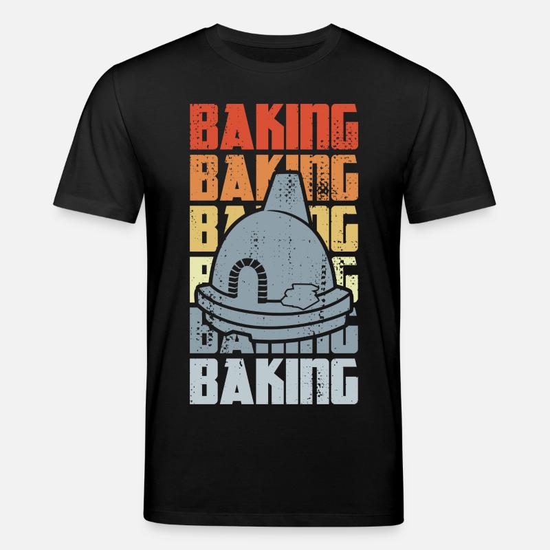 Retro Backen - Stanley/Stella Unisex Bio-T-Shirt CREATOR  - Schwarz
