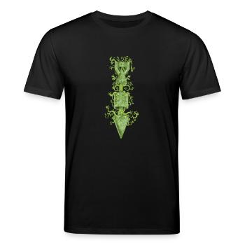 The rule of nature - Stanley/Stella CREATOR Unisex Organic T-Shirt - black - Front - Alina (178cm) & Michal (187cm)