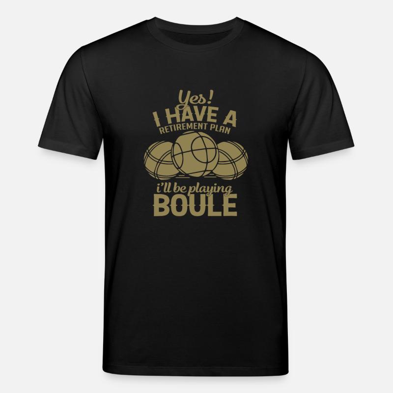 Boule Rente Plan - Stanley/Stella Unisex Bio-T-Shirt CREATOR  - Schwarz