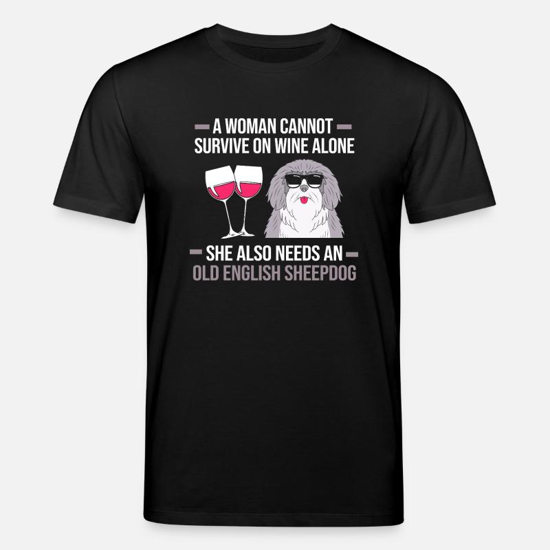 Berger anglais - T-shirt bio CREATOR Stanley/Stella Unisexe - noir