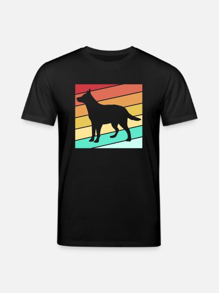 Bouvier australien chien - T-shirt bio CREATOR Stanley/Stella Unisexe - noir