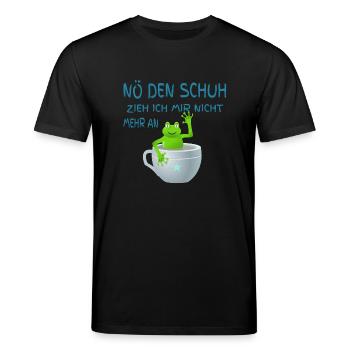 Nö Spruch - Stanley/Stella Unisex Bio-T-Shirt CREATOR  - Schwarz - Vorne - Alina (178cm) & Michal (187cm)