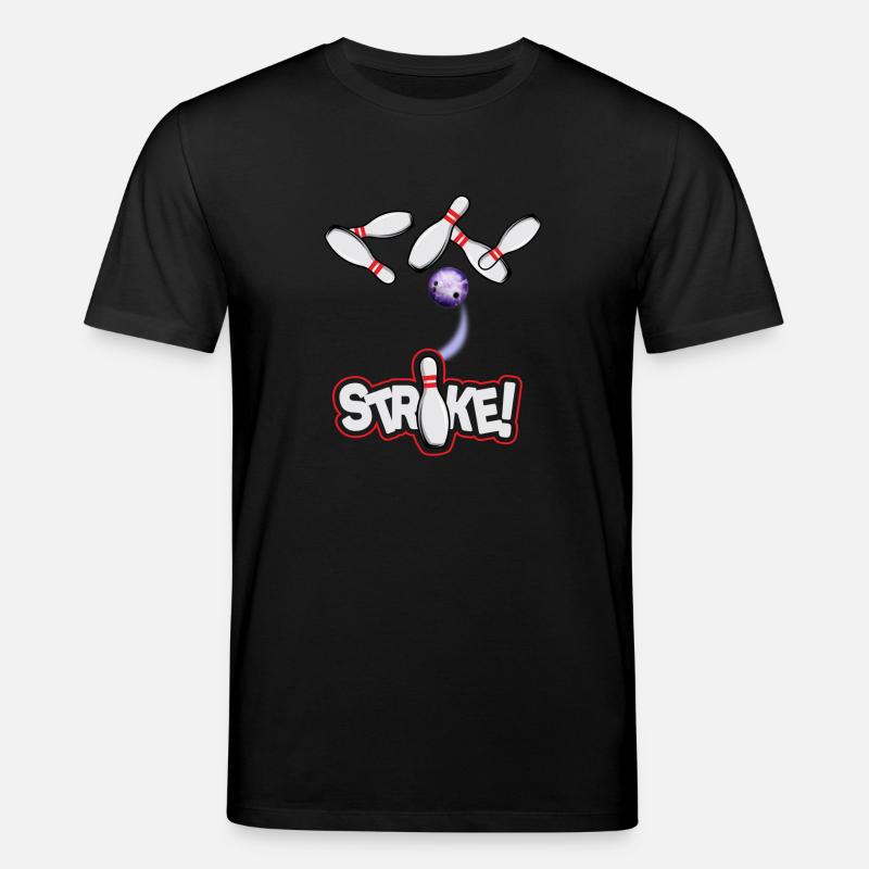 Bowling Strike - T-shirt bio CREATOR Stanley/Stella Unisexe - noir