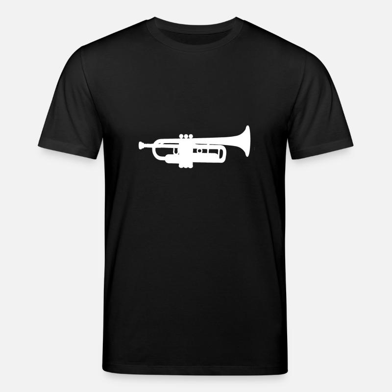 Trompete Weiß - Stanley/Stella Unisex Bio-T-Shirt CREATOR  - Schwarz