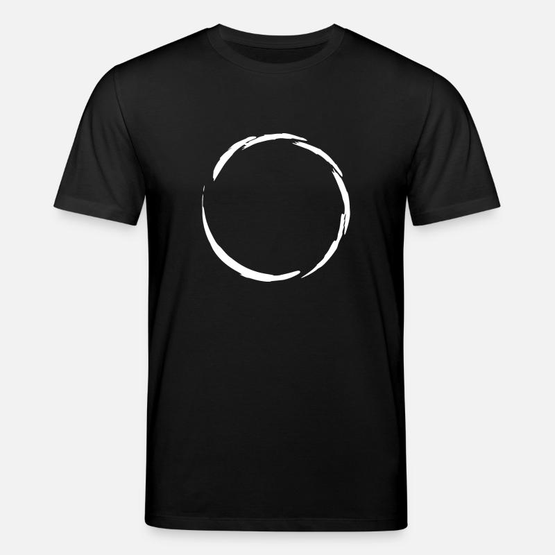Cercle Symbole Blanc - T-shirt bio CREATOR Stanley/Stella Unisexe - noir