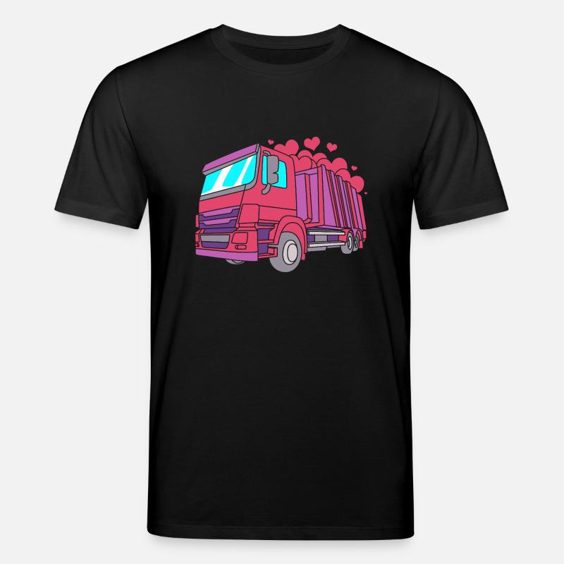 Mülleimer Müllwagen Müllauto Müllmann - Stanley/Stella Unisex Bio-T-Shirt CREATOR - Schwarz