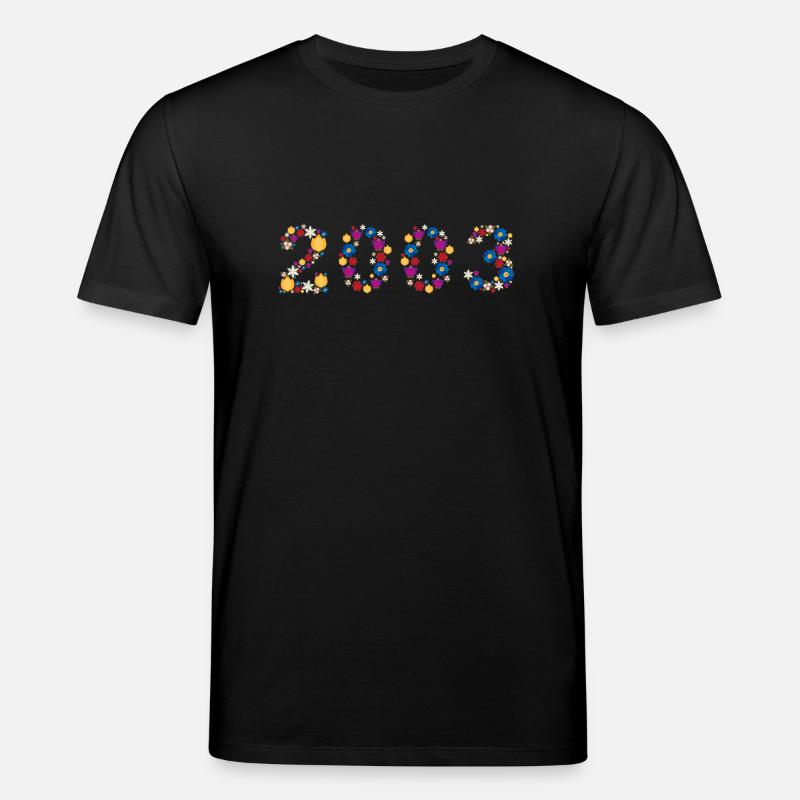 Flowers 2003 - Stanley/Stella Unisex Bio-T-Shirt CREATOR  - Schwarz