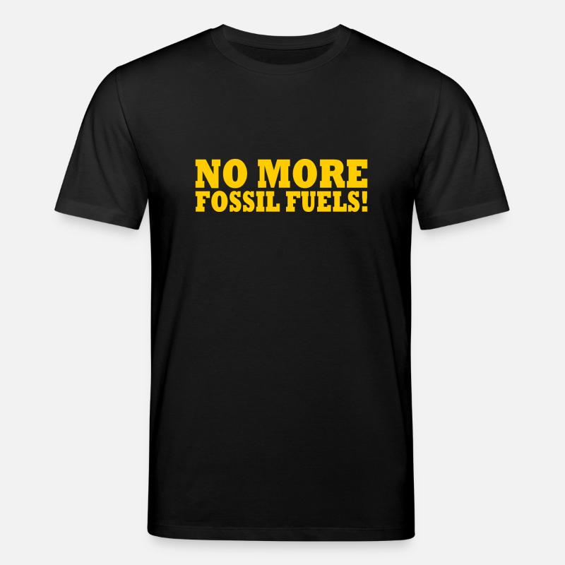 No more fossil fuels - Stanley/Stella Unisex Bio-T-Shirt CREATOR  - Schwarz
