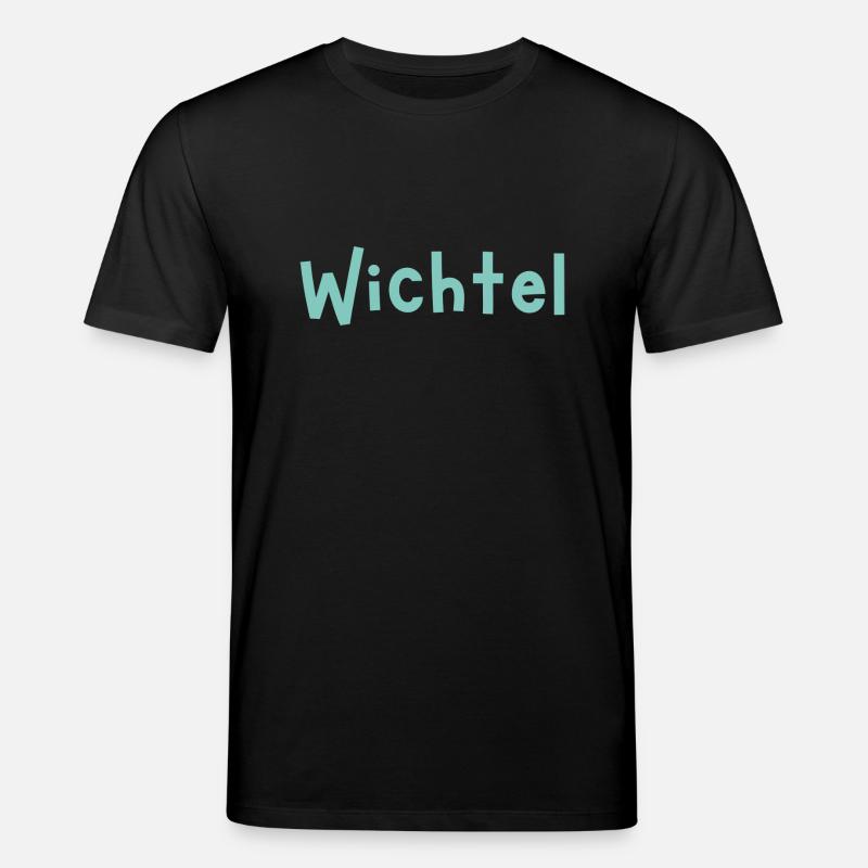 Wichtel blau - Stanley/Stella Unisex Bio-T-Shirt CREATOR  - Schwarz