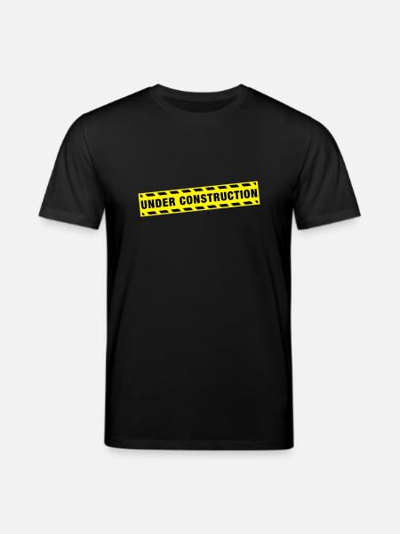 under_construction_de2 - Stanley/Stella CREATOR Unisex Organic T-Shirt - black