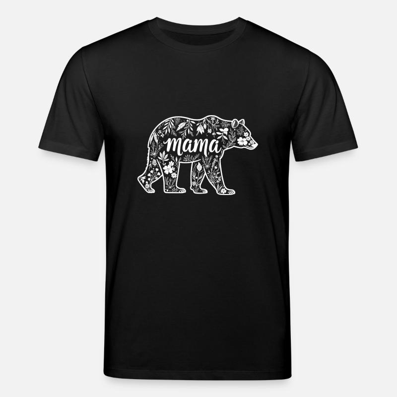mama bear - maman ourse - T-shirt bio CREATOR Stanley/Stella Unisexe - noir