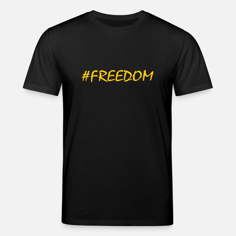 Freedom - Stanley/Stella Unisex Bio-T-Shirt CREATOR  - Schwarz