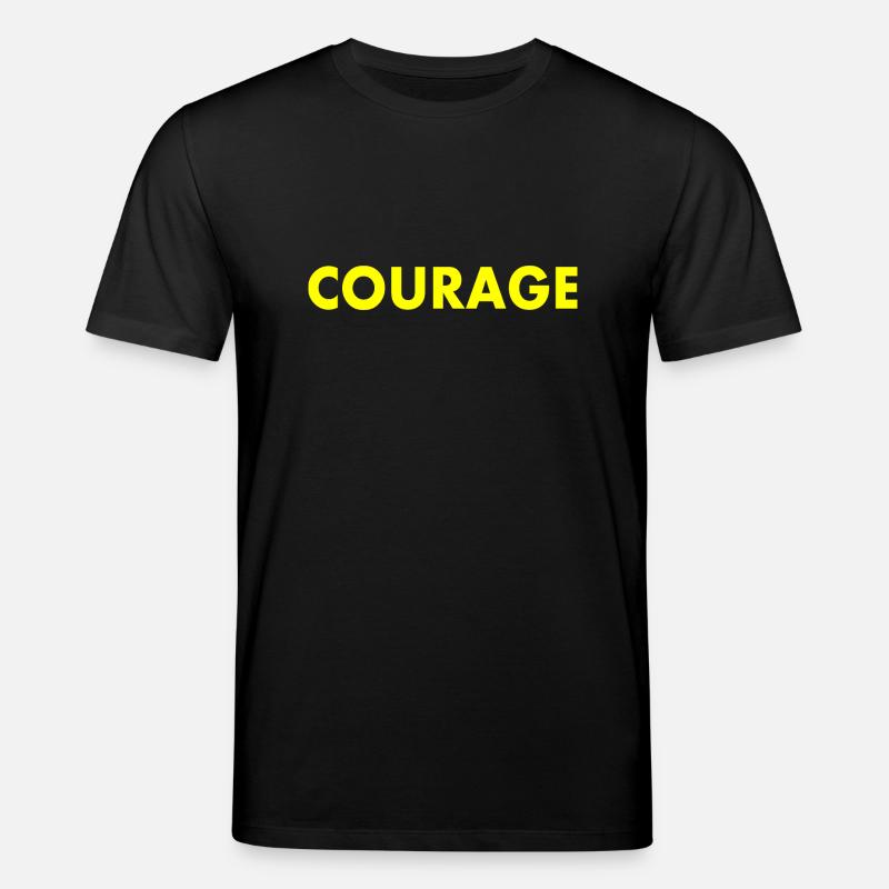 Courage - T-shirt bio CREATOR Stanley/Stella Unisexe - noir