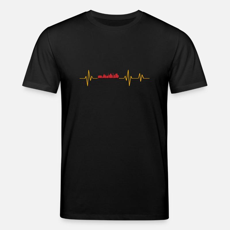 Heartbeat Dortmund - Geschenkidee - Stanley/Stella Unisex Bio-T-Shirt CREATOR  - Schwarz