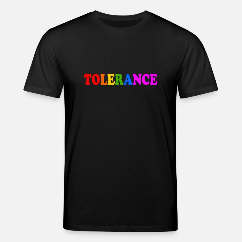Tolerance - T-shirt bio CREATOR Stanley/Stella Unisexe - noir