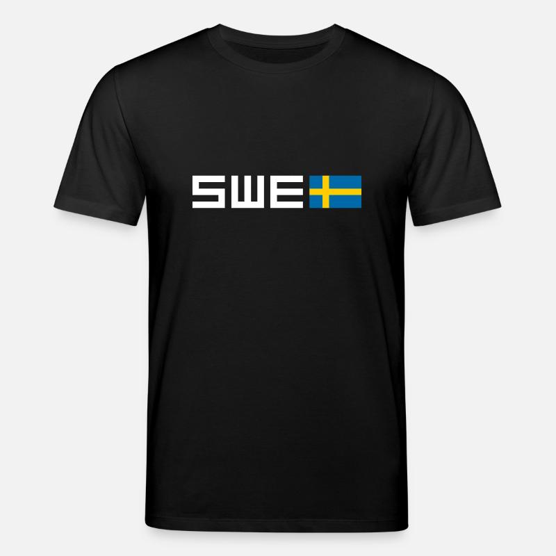 Schweden - Stanley/Stella Unisex Bio-T-Shirt CREATOR  - Schwarz